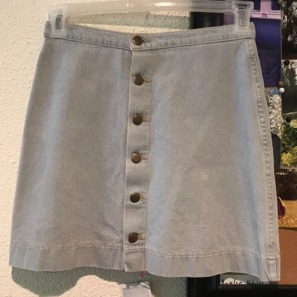 AA denim skirt